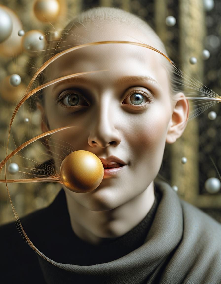 Orbited by her Protection Bots...