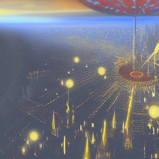 Clockwork Angels in Matte Painting Style