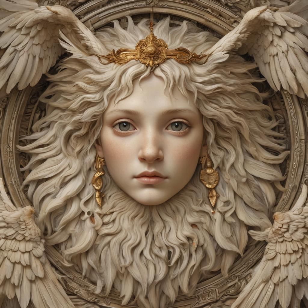 Cherubim with Multiple Faces and Wings