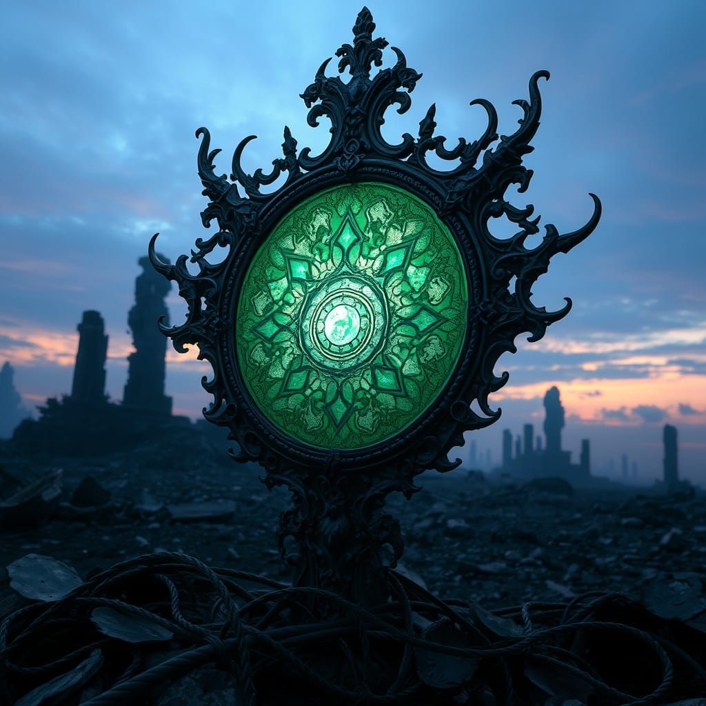 Abandoned Ruin with Blightmirror and Thorncoil