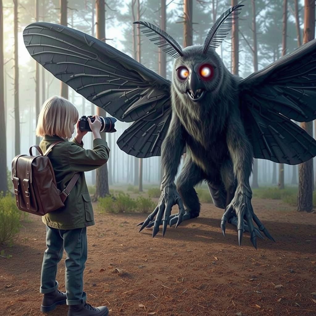 Meeting the legendary Mothman