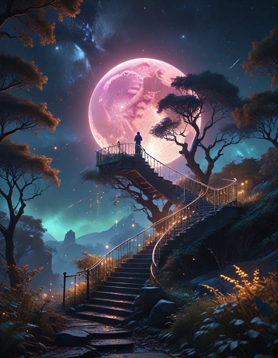 Fantasy Star Staircase to the Moon
