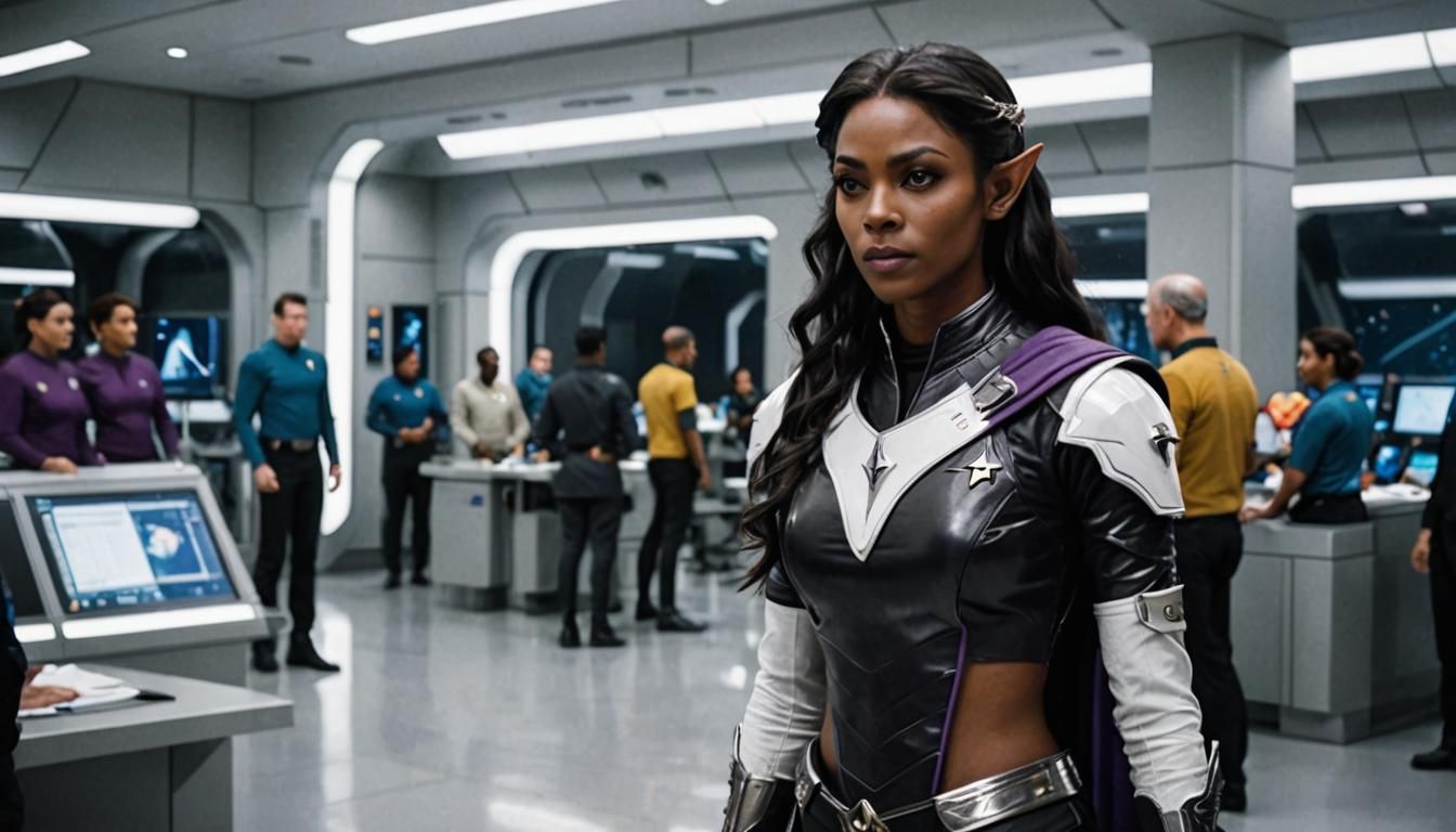 Elven Priestess in Star Trek Medical Center