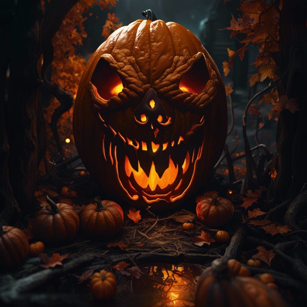 Fantastical Jack O Lantern Concept Art