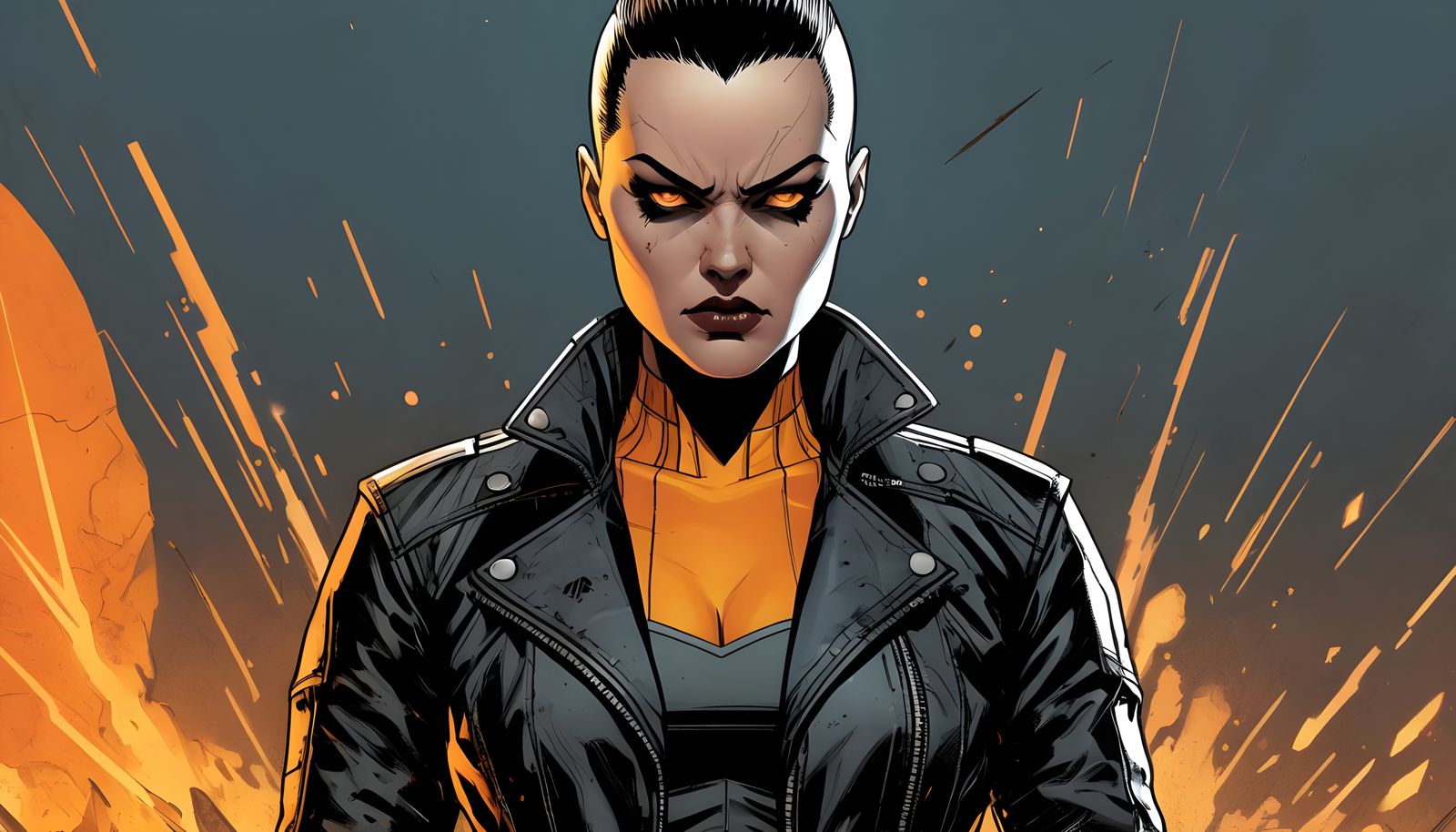 Negasonic Teenage Warhead Comic Book Art
