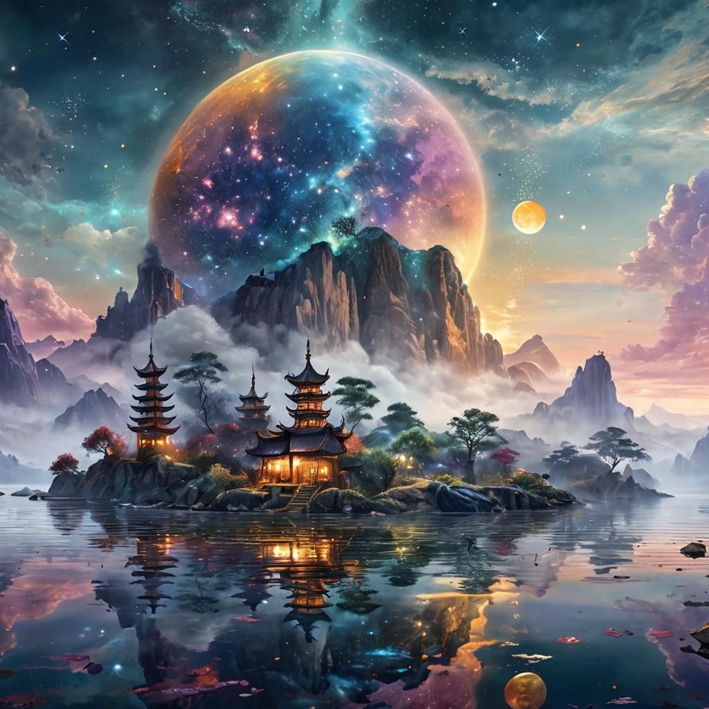 Chinease Mystic Landscape 10