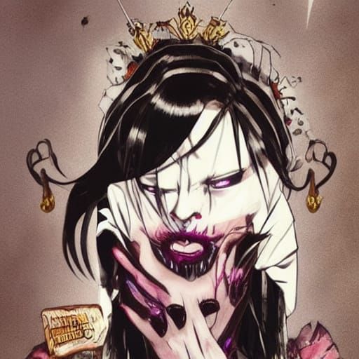 Woman Whispering Secrets of Forbidden Knowledge