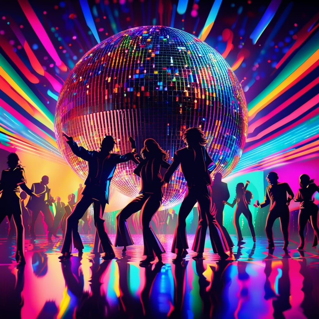 80s Disco Dance Floor at Club 54