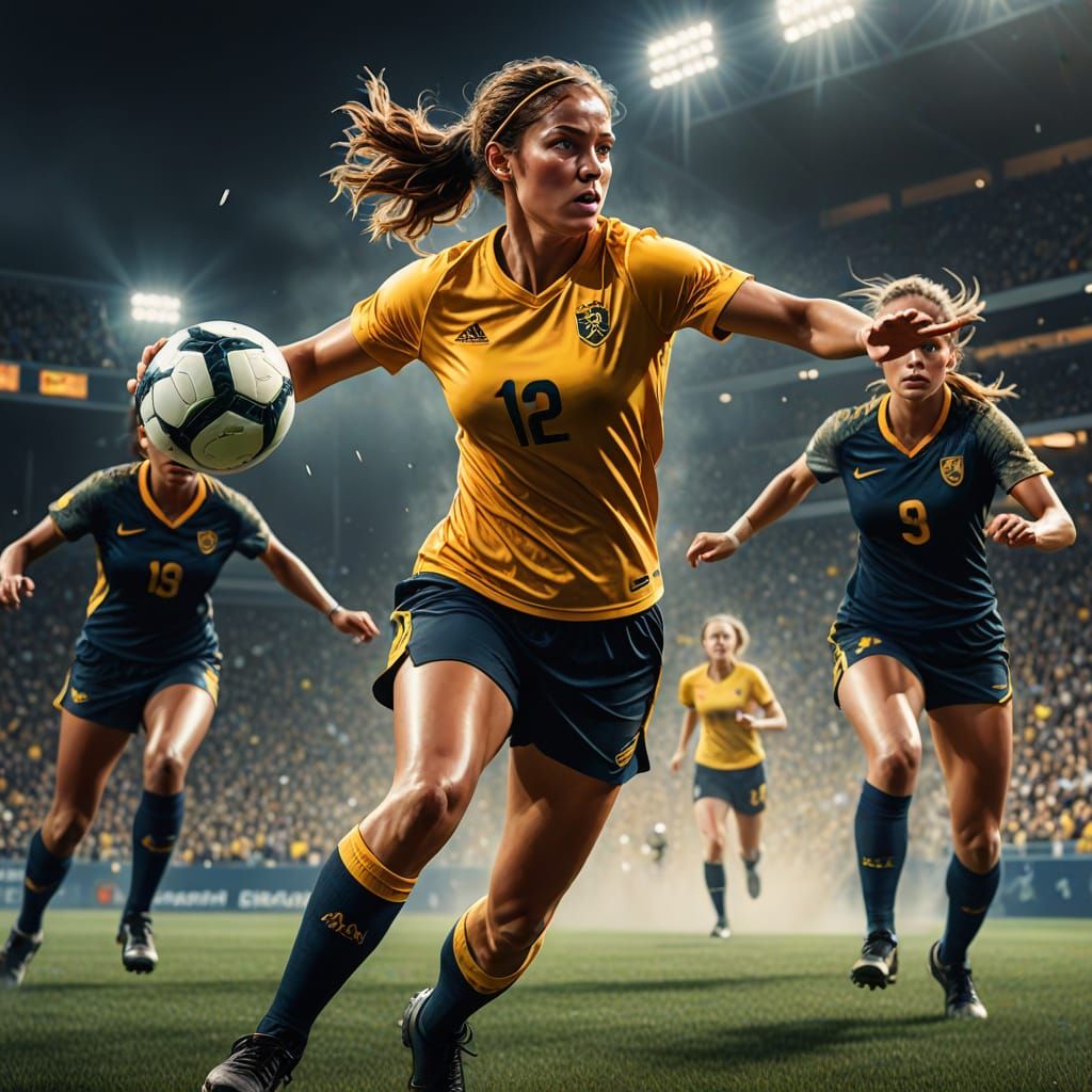 Maggie Graham's Perfect Pass: A Sports Illustration