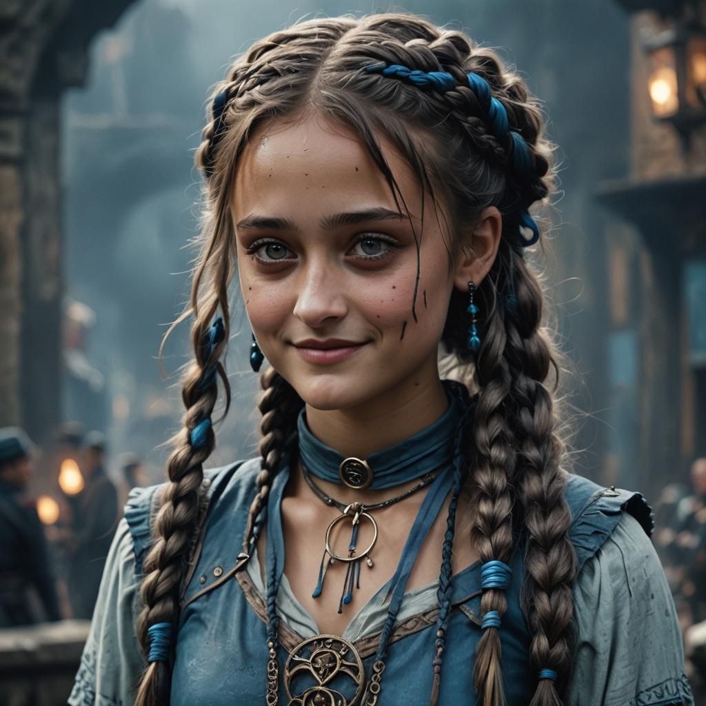 Jinx from Arcane: Detailed Matte Painting