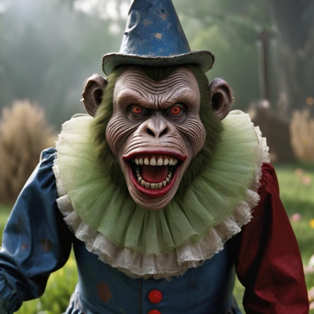 Zombie Monkey Clown Inspired by The Wizard of Oz