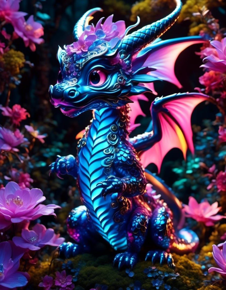 Neon Fairy Dragon
