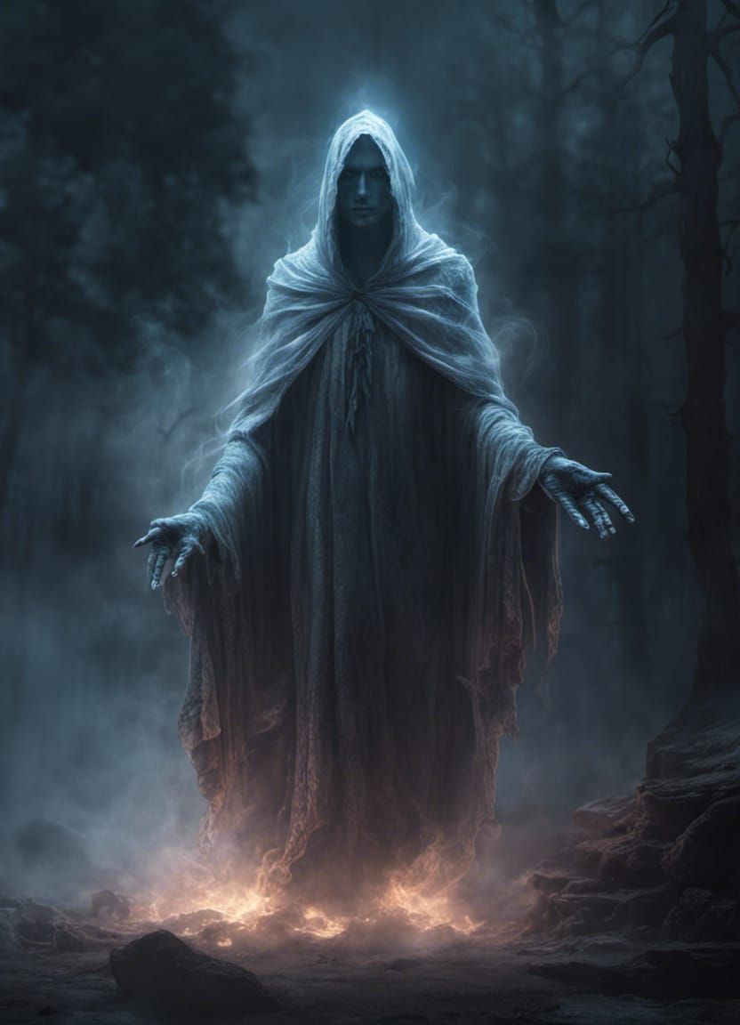 Ethereal Apparition in Dark Fantasy Style