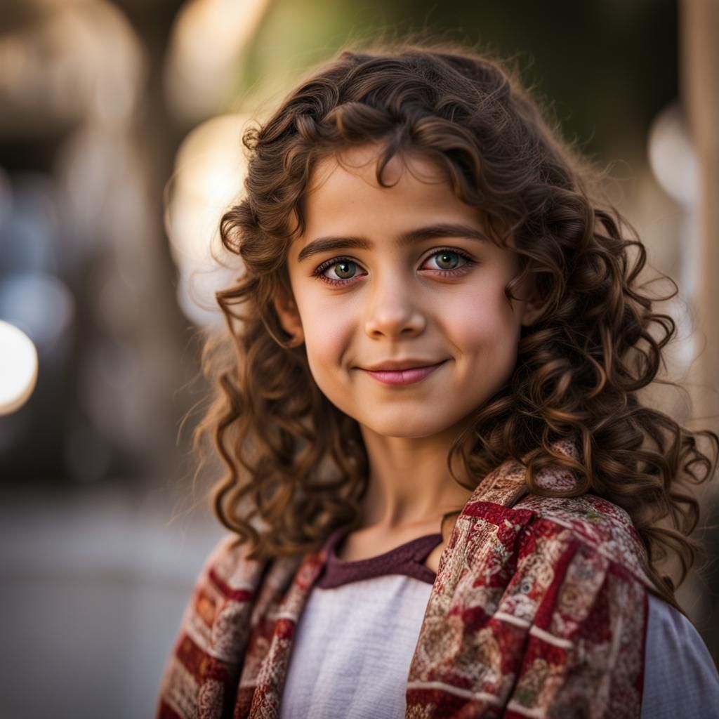 Stunning Portrait of Jordanian Girl in Amman