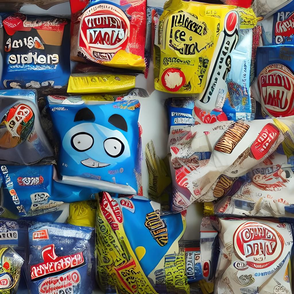 Funny Food Packaging on Crisp Packet