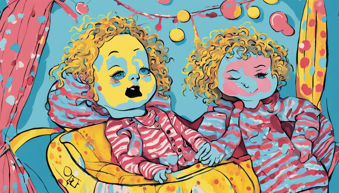 Crude Childlike Painting