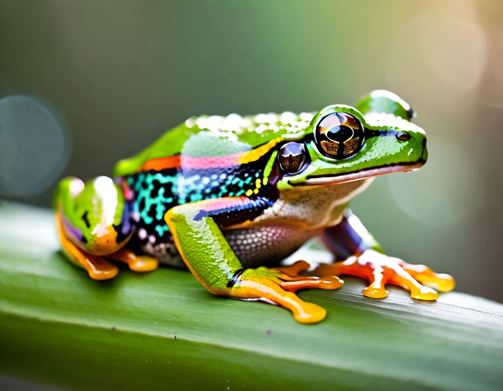 Colorful Tree Frog: Professional Nature Photography
