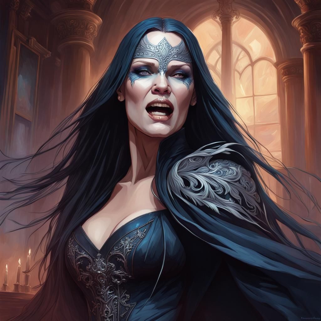 Tarja Turunen Phantom of the Opera Portrait