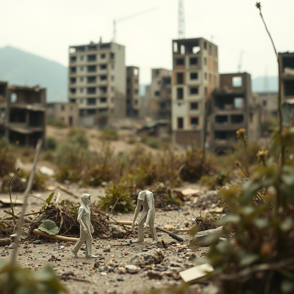 Fragile Figure in a Forgotten World