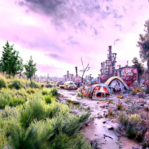 Hyperrealistic Post-Apocalyptic Wonderland on Artstation