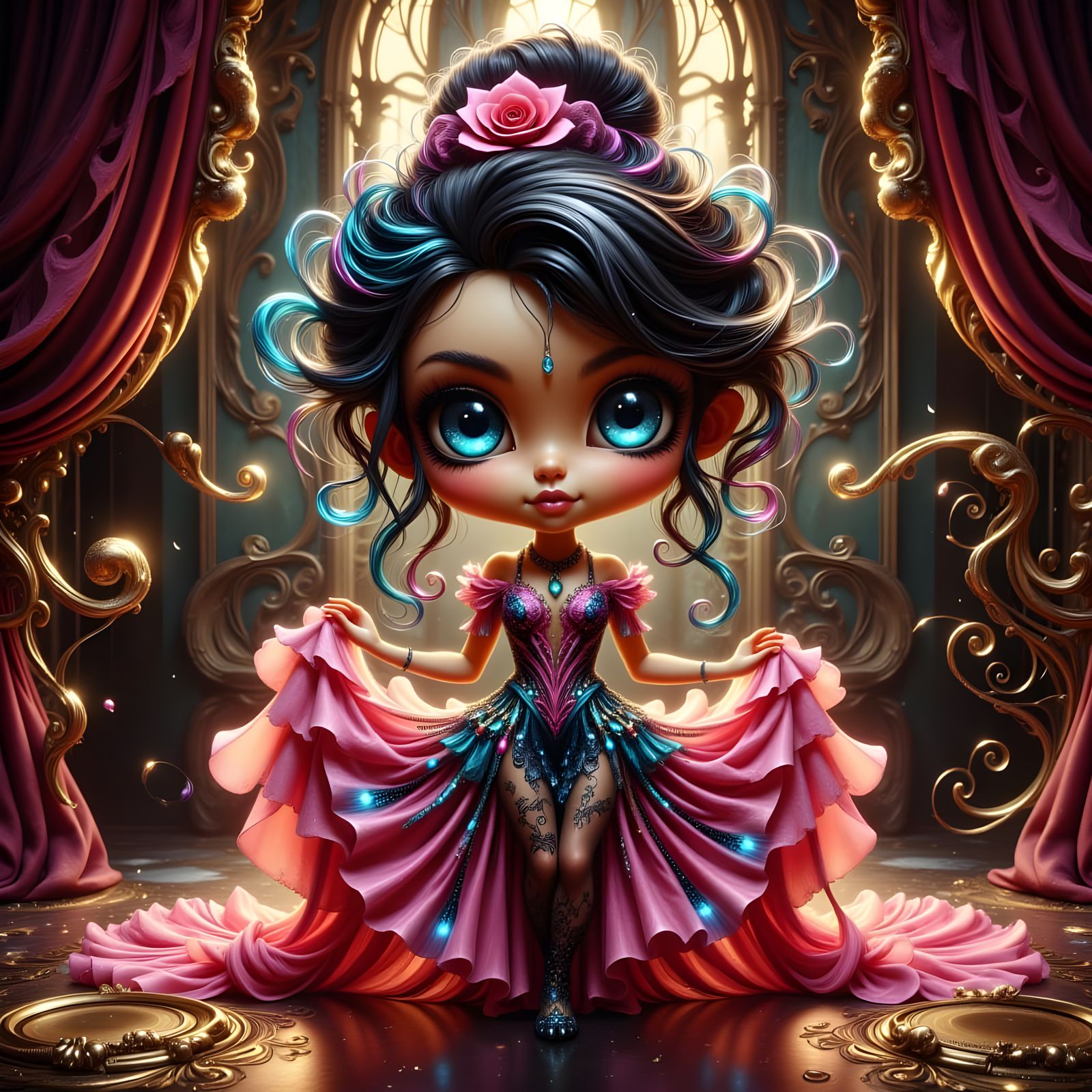 Flamenco Dancer Chibi