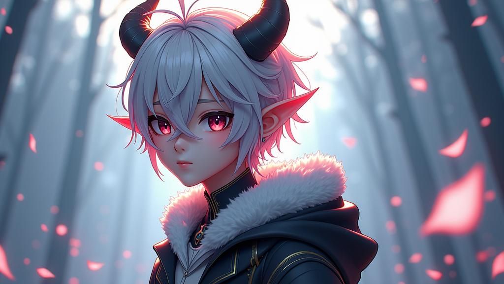 Anime Devil Concept Art in 8K Resolution