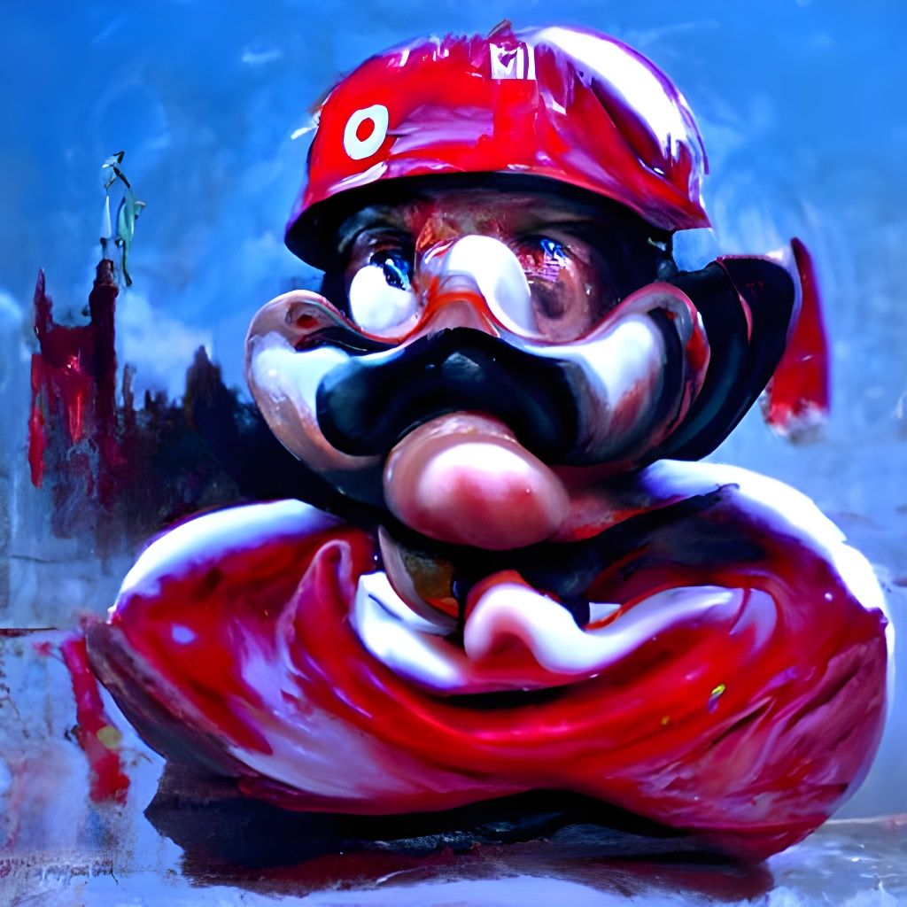 Mario as Oil Painting Portrait