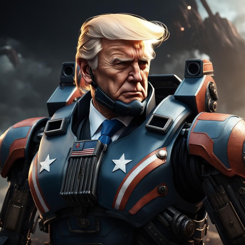 Trump and Biden Pilot a Jaeger Robot