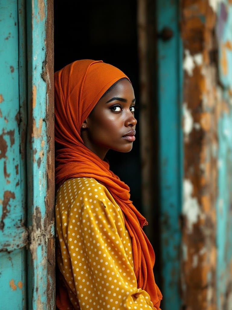 Woman in Soft Light Contemplates History