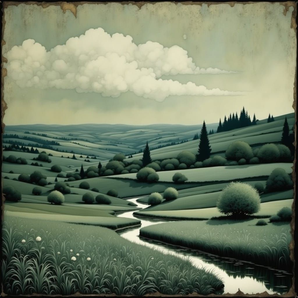 Ethereal Landscape of a Forgotten Era