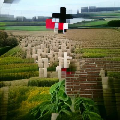 Field of Red Poppies in Bloom