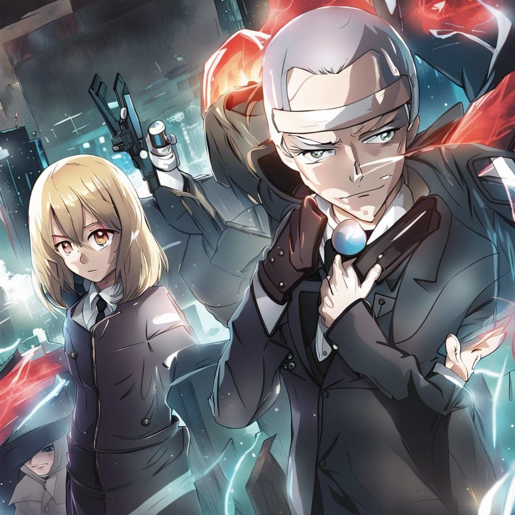 Oppenheimer Movie Poster in Anime Style