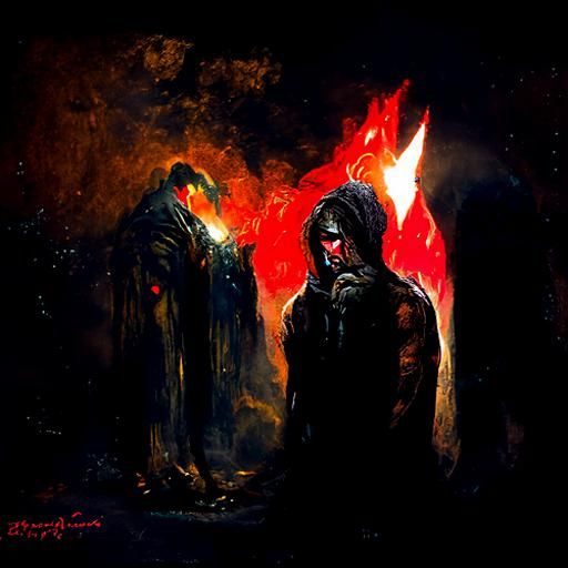 Fiery Tears: A Study in Darkness and Light