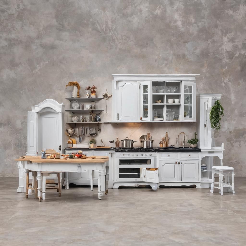 Enchanted Kitchen with Magical Furniture