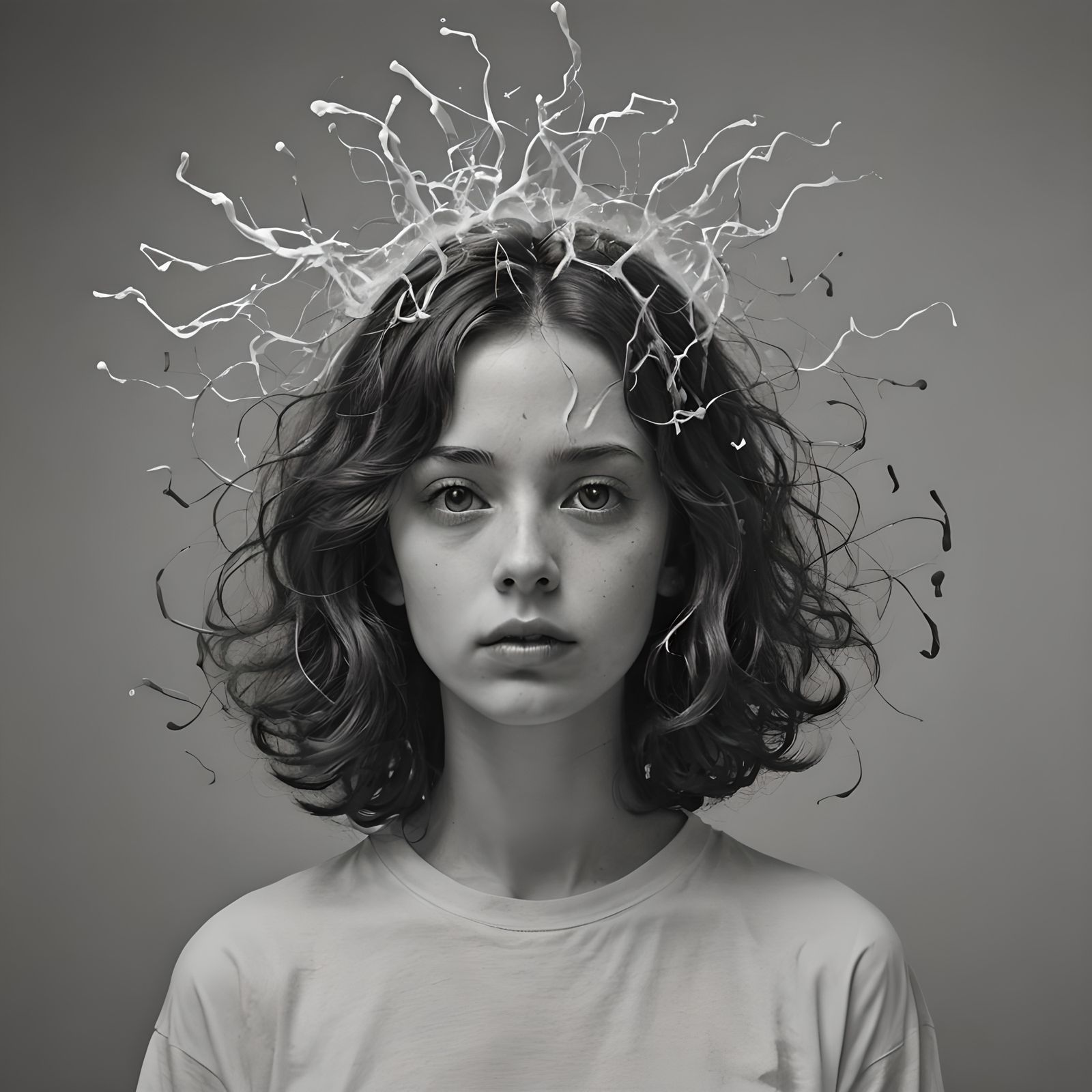 Abstract AI Interpretation of Emptiness