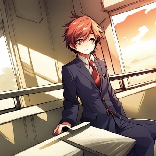 Anime Fox Character in Manga Style