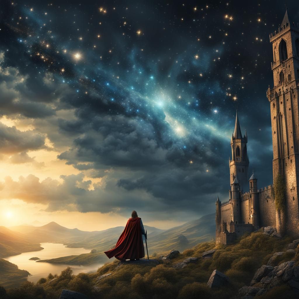 Medieval Stars: Epic Digital Matte Painting