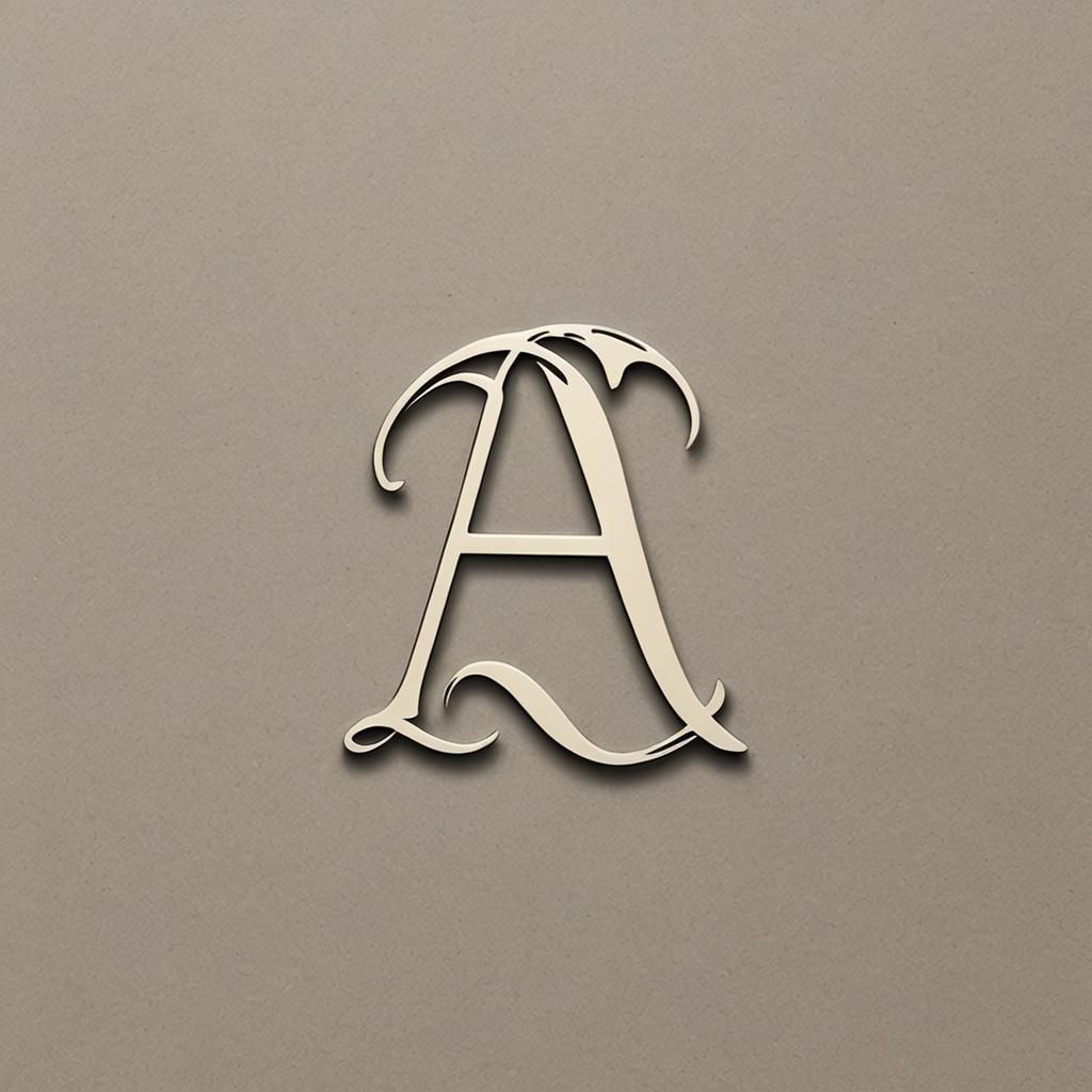 Modern Logo Design with A.J. Initials