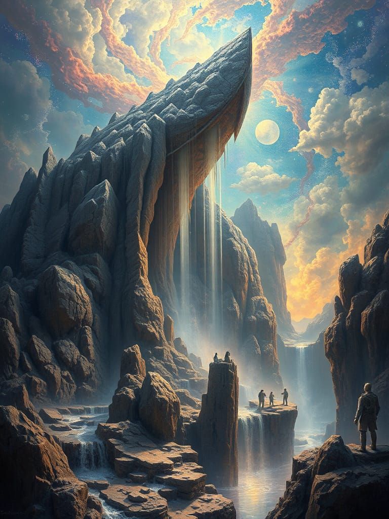 Shining Astral Cascade Harmony: A Detailed Masterpiece