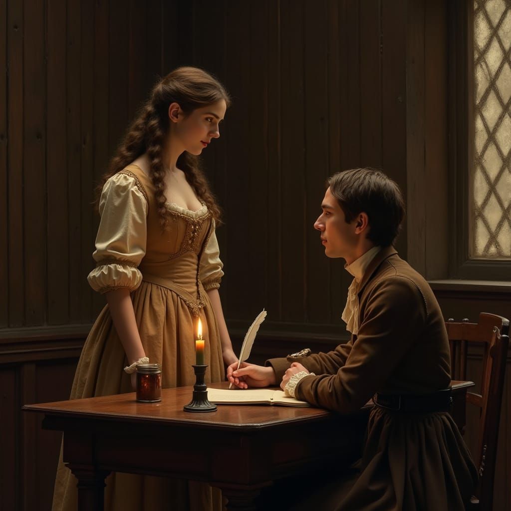 Elizabethan Muse in a Golden Age Chamber