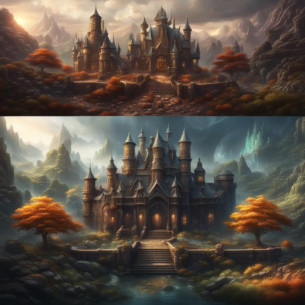 Detailed Matte Painting in Unreal Engine 5