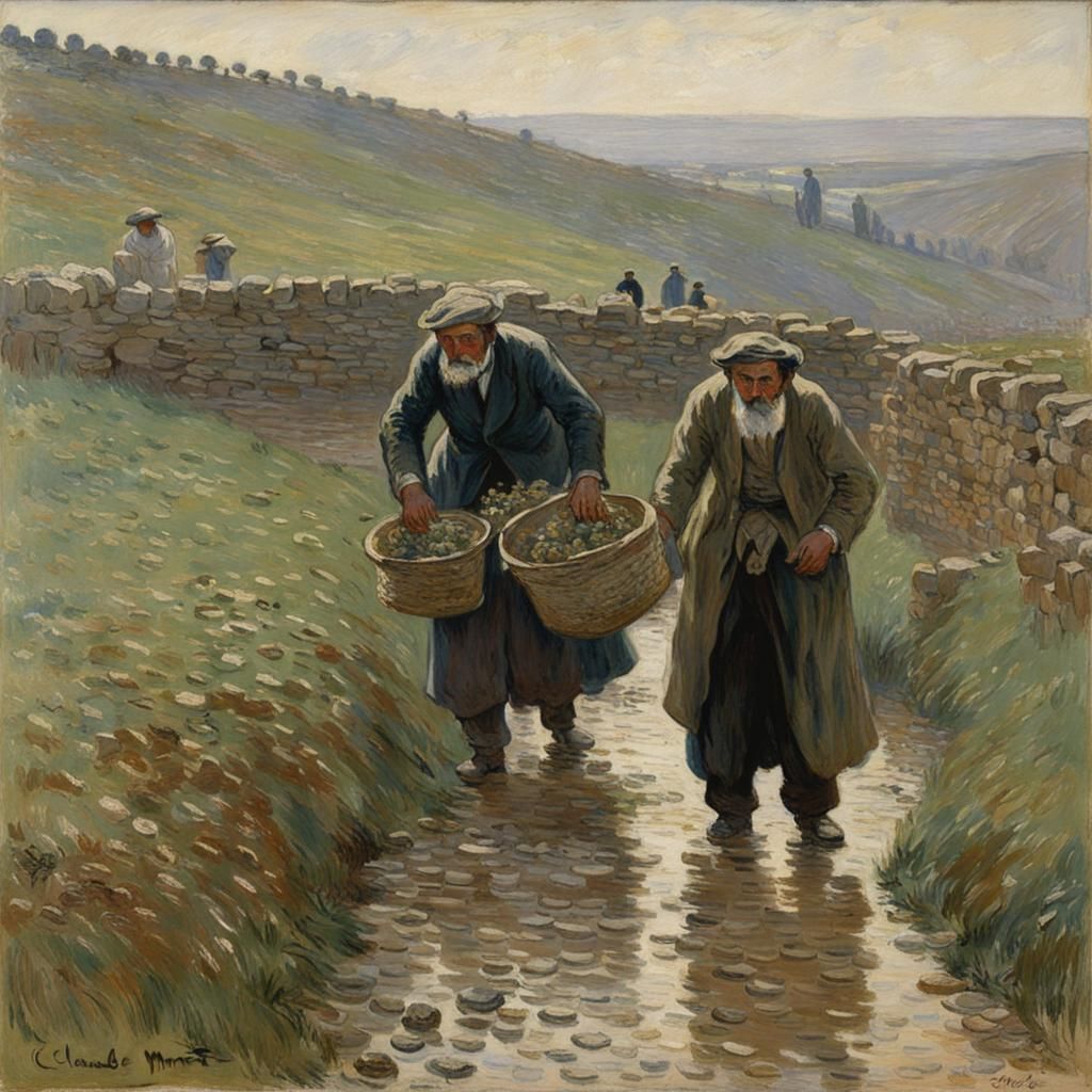 Impressionistic Yorkshire Scene in Monet Style