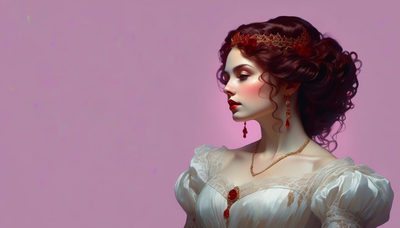 Hyperrealistic Vampire Woman Portrait in Dramatic Lighting