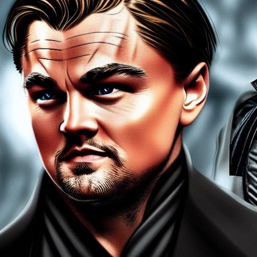 Batman as Leonardo DiCaprio: 8K Concept Art