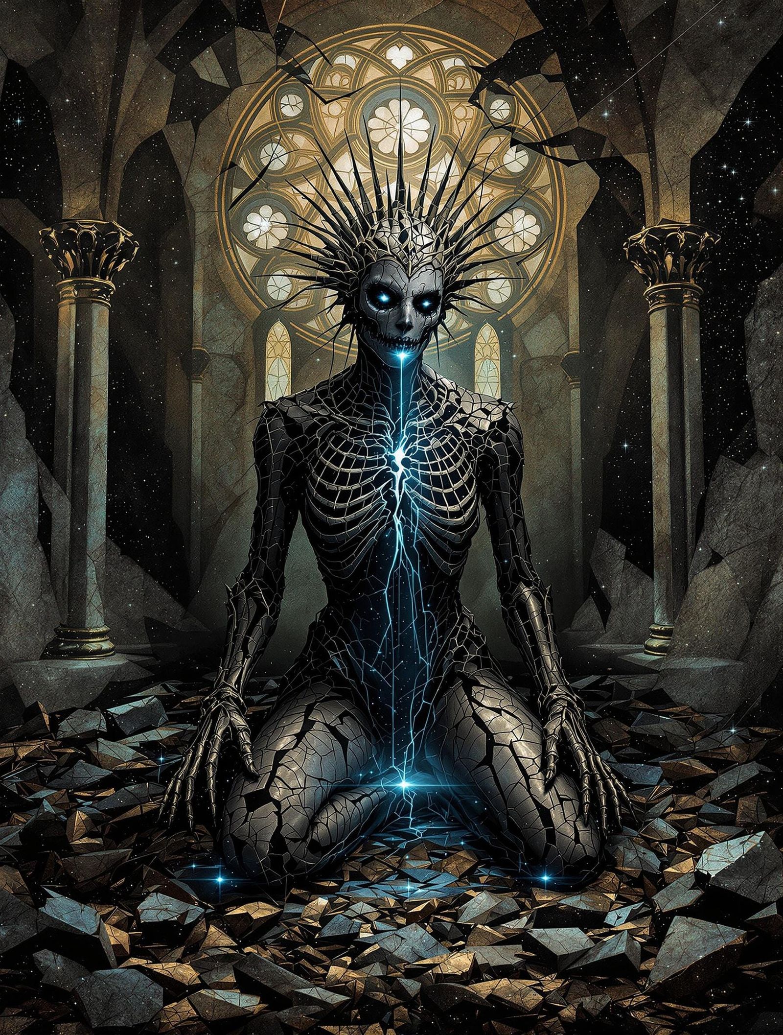 Ancient Deity in Shattered Cathedral