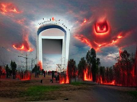Ethereal Portal to Another Dimension