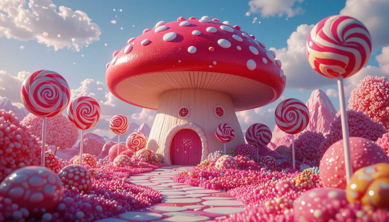 the world if it was suddenly stuffed inside a whimsical mush...