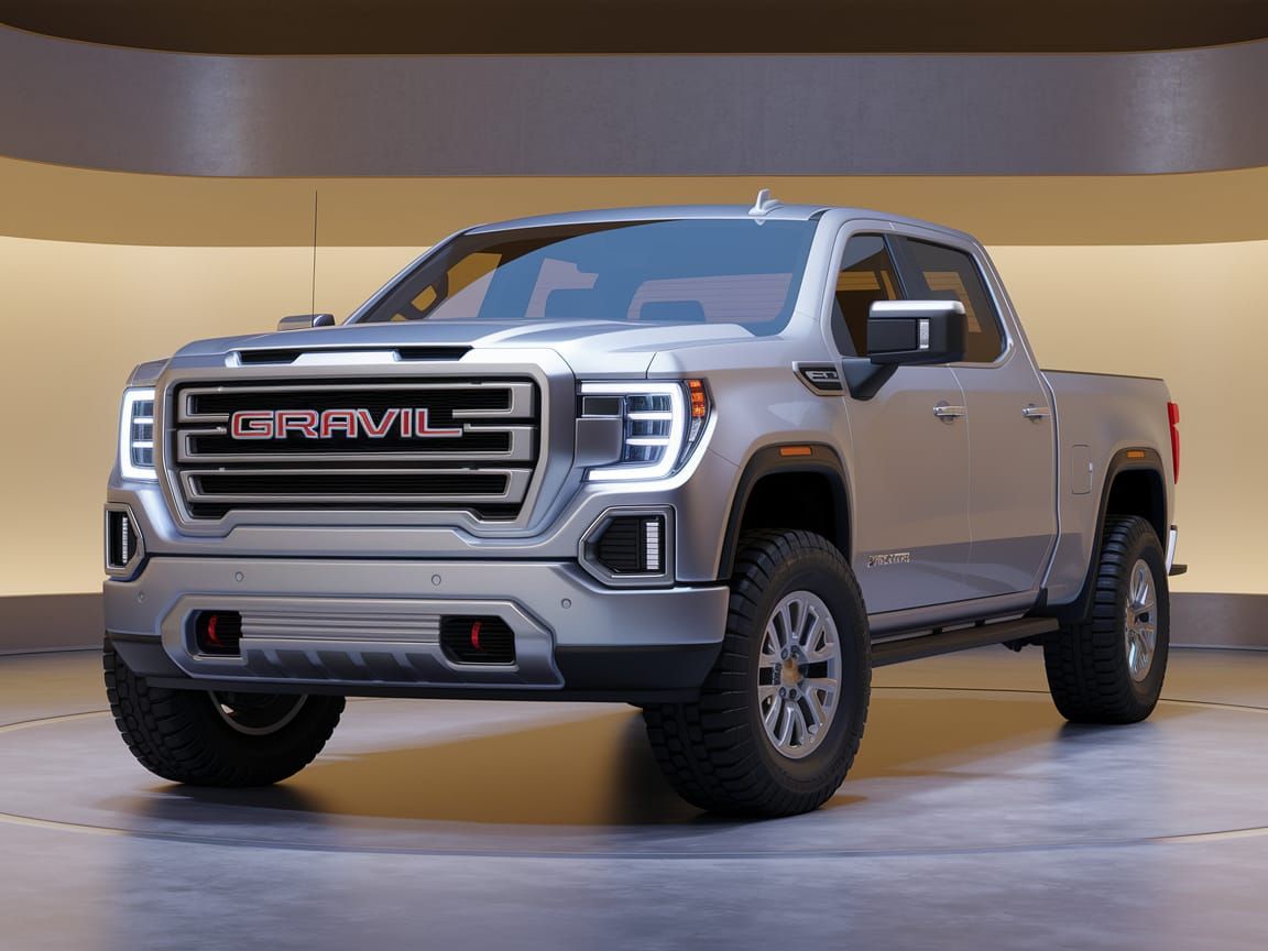 Modern Muscle Truck Gravil Kodiak in Studio