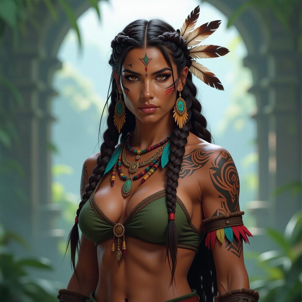 Chief Solara: Dark Fantasy Concept Art