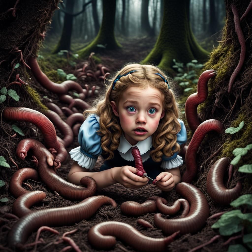 Alice in Wonderland and Earthworms in Dark Woods